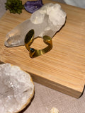 Bague Labradorite en Laiton Réglable - Pierre Naturelle